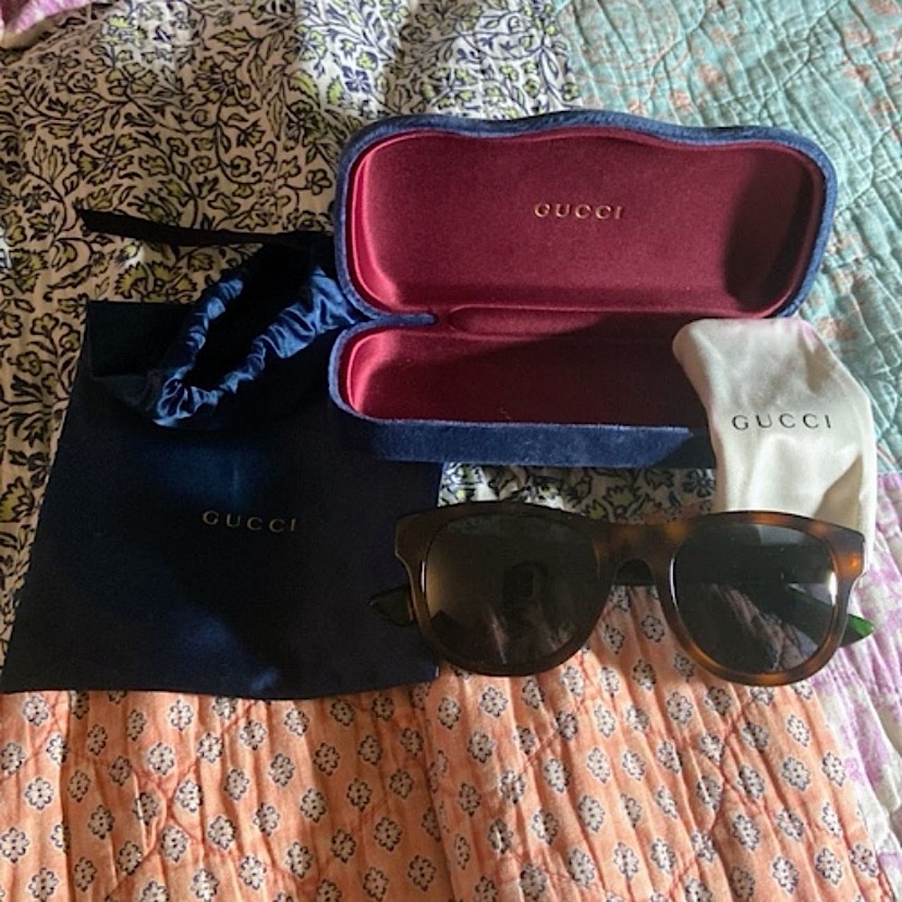 Gucci Tortoise Pattern Sunglasses - image 4